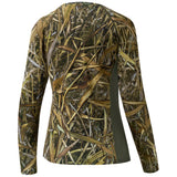 Women's Hunting Camo Long Sleeve UV Shirts FS13W - Bassdash
#color_marshreed