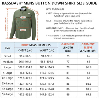 Men's UPF 50+ Long Sleeve Fishing Button Down Shirt FS21M NEW COLOR - Bassdash