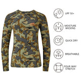 Women's Hunting Camo Long Sleeve UV Shirts FS13W - Bassdash
#color_open-terrain