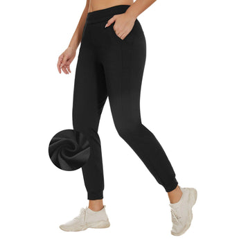 Women's Fleece Lined Jogger Pants LB12W - Bassdash