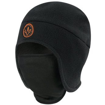 2-in-1 Warm Fleece Hat - Bassdash#color_black