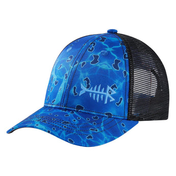Bassdash Altimate Fishing Hat Mesh Back For Men Women - Bassdash#color_rippled-sea