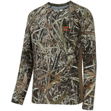 Men's UPF 50+ Camo Long Sleeve Hunting Shirt FS13M - Bassdash
#color_marshreed-ii