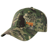 Unisex Desolve Camo Fishing Hunting Hat - Bassdash#color_wolf