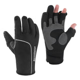 WintePro Water-resistant Fishing Hunting Gloves with Fleece Lining - Bassdash
#color_black