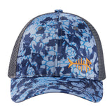 Bassdash Altimate Fishing Hat Mesh Back For Men Women - Bassdash#color_blue-scales