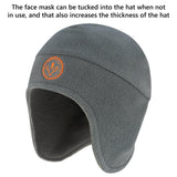 2-in-1 Warm Fleece Hat - Bassdash#color_grey