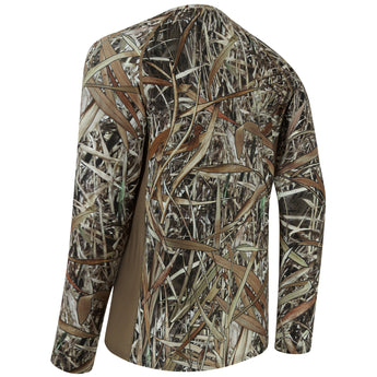Men's UPF 50+ Camo Long Sleeve Hunting Shirt FS13M - Bassdash
#color_marshreed-ii