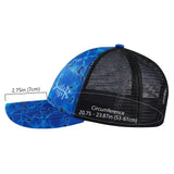 Bassdash Altimate Fishing Hat Mesh Back For Men Women - Bassdash#color_rippled-sea