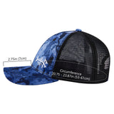 Bassdash Altimate Fishing Hat Mesh Back For Men Women - Bassdash#color_blue-black-camo