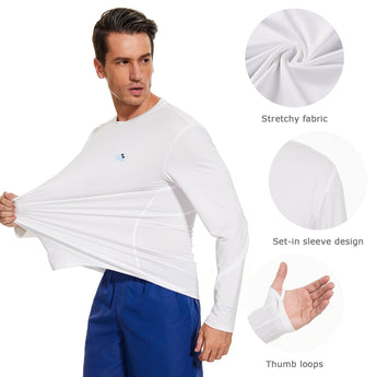 WILDBREATH Men's UPF 50+ Quick Dry LS T-Shirt - Bassdash