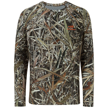 Men's UPF 50+ Camo Long Sleeve Hunting Shirt FS13M - Bassdash
#color_marshreed-ii