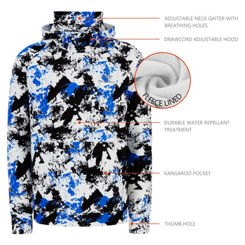 Men’s Fleece Hoodie with Neck Gaiter FS18M - Bassdash
#color_blue-black-camo-no-logo-at-sleeve