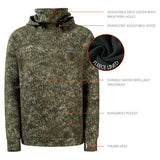 Men’s Fleece Hoodie with Neck Gaiter FS18M - Bassdash
#color_moss-wood-no-logo-at-sleeve