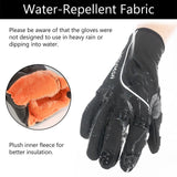 WintePro Water-resistant Fishing Hunting Gloves with Fleece Lining - Bassdash
#color_black