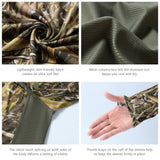 Men's UPF 50+ Camo Long Sleeve Hunting Shirt FS13M - Bassdash
#color_marshreed