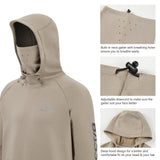 Men’s Fleece Hoodie with Neck Gaiter FS18M - Bassdash
#color_heather-oatmeal