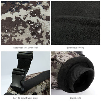 Camo Hunting Muff with Insulated Fleece Lining - Bassdash
#color_grunge-camo