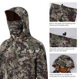 Men’s Fleece Hoodie with Neck Gaiter FS18M - Bassdash
#color_grunge-camo-no-logo-at-sleeve