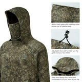 Men’s Fleece Hoodie with Neck Gaiter FS18M - Bassdash
#color_moss-wood-no-logo-at-sleeve