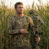 Men's UPF 50+ Camo Long Sleeve Hunting Shirt FS13M - Bassdash
#color_marshreed