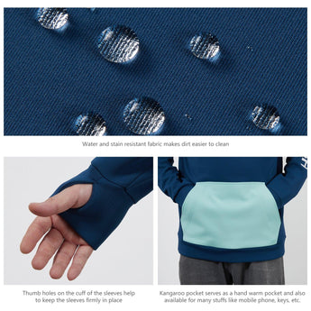 Men’s Fleece Hoodie with Neck Gaiter FS18M - Bassdash
#color_dark-blue-seafoam