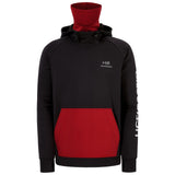 Men’s Fleece Hoodie with Neck Gaiter FS18M - Bassdash
#color_black-red