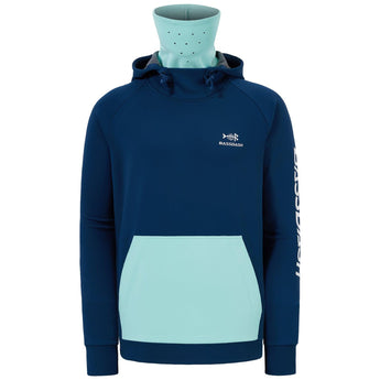 Men’s Fleece Hoodie with Neck Gaiter FS18M - Bassdash
#color_dark-blue-seafoam