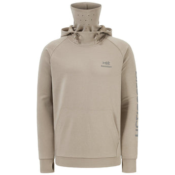 Men’s Fleece Hoodie with Neck Gaiter FS18M - Bassdash
#color_heather-oatmeal