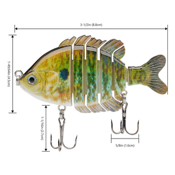 SwimPanfish Hard Swimbait 3.5in/0.85oz - Bassdash