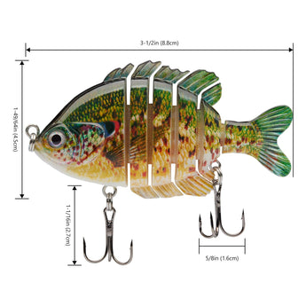 SwimPanfish Hard Swimbait 3.5in/0.85oz - Bassdash