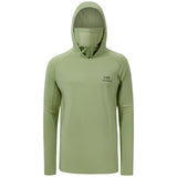 Men’s UPF 50+ Long Sleeve Fishing Hoodie with UV Neck Gaiter FS06M - Bassdash #color_lint
