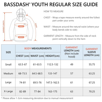 Youth UPF 50+ Hooded Sun Shirt with Mask - Bassdash