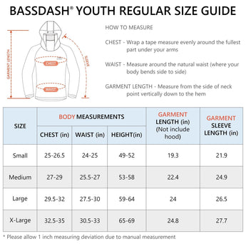 Youth UPF 50+ Hooded Sun Shirt with Mask - Bassdash