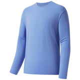 Men's UPF 50+ Cotton Blend Long Sleeve T-Shirts - Bassdash