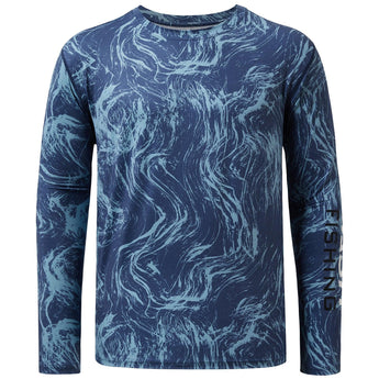 Mens long sleeve sun protection camo shirt - Bassdash