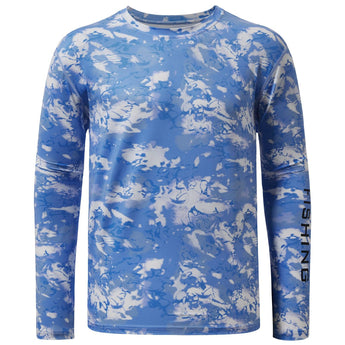 Mens long sleeve sun protection camo shirt - Bassdash