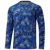 Mens long sleeve sun protection camo shirt - Bassdash