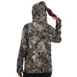 BASSDASH Women’s Fleece Hoodie with Neck Gaiter - Bassdash
#color_grunge-camo-no-logo-at-sleeve