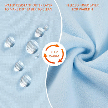 BASSDASH Women’s Fleece Hoodie with Neck Gaiter - Bassdash
#color_light-blue