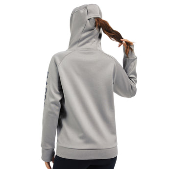 BASSDASH Women’s Fleece Hoodie with Neck Gaiter - Bassdash
#color_light-heather-grey