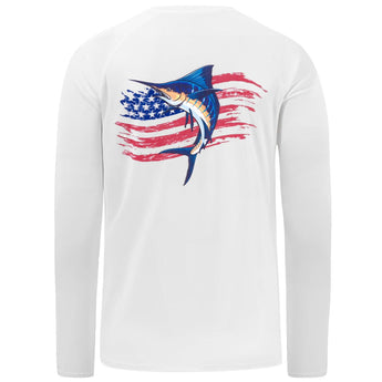 Men’s Fish Graphic Long Sleeve T-Shirts - Bassdash
