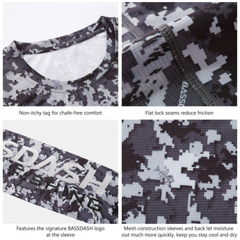 sunblock fishing shirts Night Digital Camo