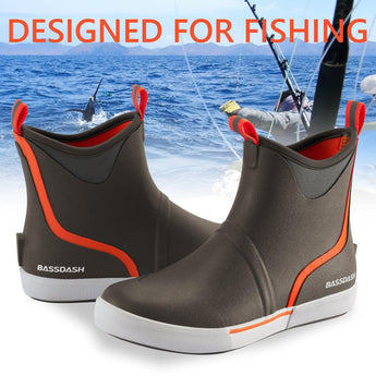 Men's 6 inch Waterproof Deck Boots - Bassdash