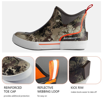 Men's 4.5inch Waterproof Deck Boots - Bassdash
#color_grunge-camo