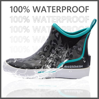 Women’s 4.5” Waterproof Deck Boots - Bassdash
#color_black-leopard