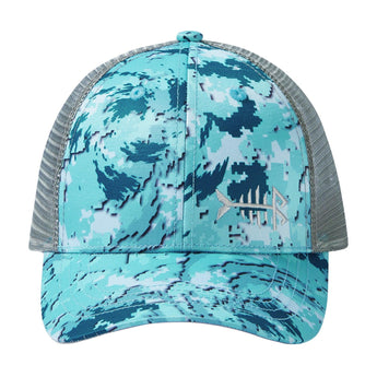 Bassdash Altimate Fishing Hat Mesh Back For Men Women - Bassdash#color_ocean-digital-camo