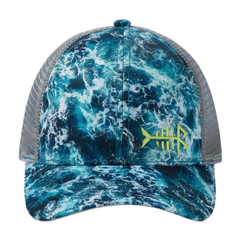 Bassdash Altimate Fishing Hat Mesh Back For Men Women - Bassdash#color_ocean-camo