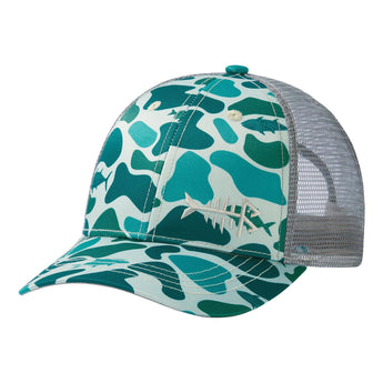 Bassdash Altimate Fishing Hat Mesh Back For Men Women - Bassdash#color_green-block-camo