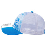 Bassdash Altimate Fishing Hat Mesh Back For Men Women - Bassdash#color_blue-ink-camo